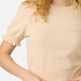 Zoe Ruffle Knit Top