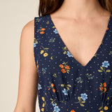 Chloe Ditsy 90S Midi Dress