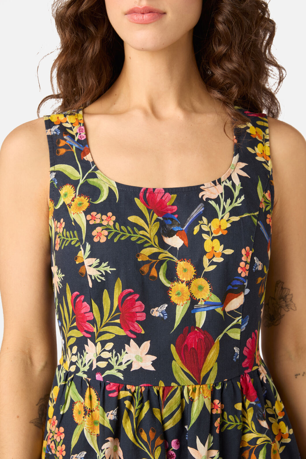 Fairy Wren Midi Dress