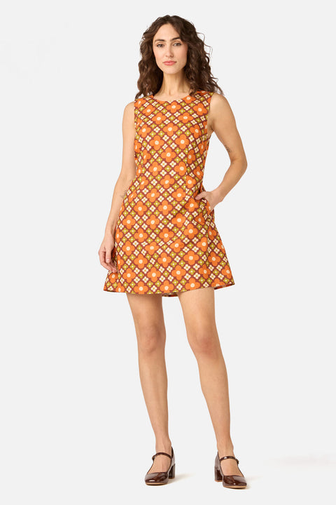 Mimi Retro Shift Mini Dress