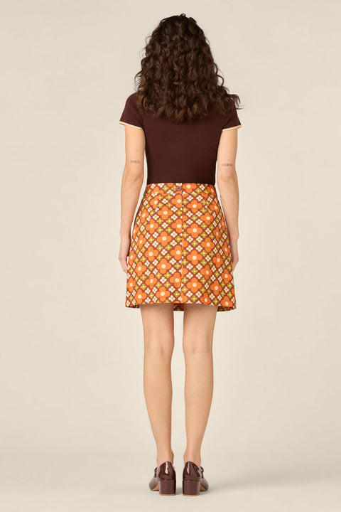 Mimi Retro Mini Skirt