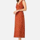 Kelly Polka Dot Midi Dress