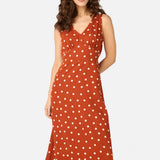 Kelly Polka Dot Midi Dress