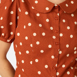 Kelly Polka Dot Blouse