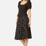 Kelly Polka Dot Skirt