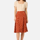 Kelly Polka Dot Skirt