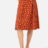 Kelly Polka Dot Skirt