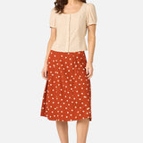 Kelly Polka Dot Skirt