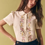 Chloe Embroidered Blouse