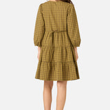 Billie Check Smock Dress