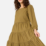 Billie Check Smock Dress