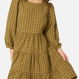 Billie Check Smock Dress