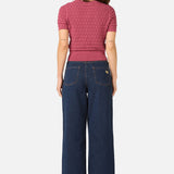 Lila Short Sleeve Knit Top