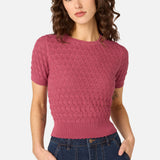 Lila Short Sleeve Knit Top