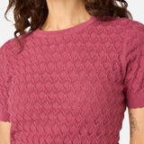 Lila Short Sleeve Knit Top