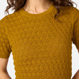 Lila Short Sleeve Knit Top