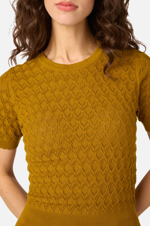 Lila Short Sleeve Knit Top