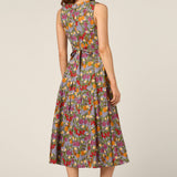 Butterfly & Fruit Midi Dress