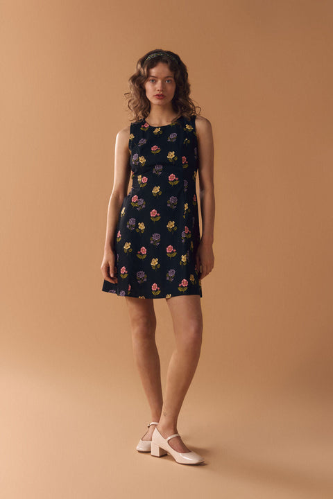Meika 90s Flower Mini Dress