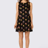 Meika 90s Flower Mini Dress
