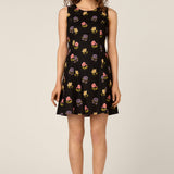 Meika 90s Flower Mini Dress