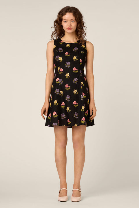 Meika 90s Flower Mini Dress