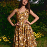 Dogs & Flowers Sun Dress