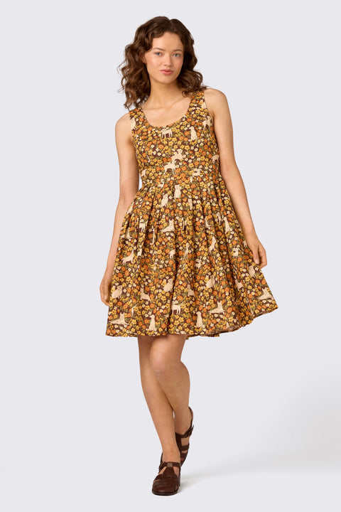 Dogs & Flowers Sun Dress