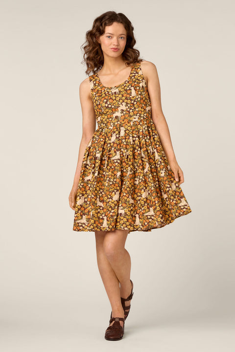 Dogs & Flowers Sun Dress
