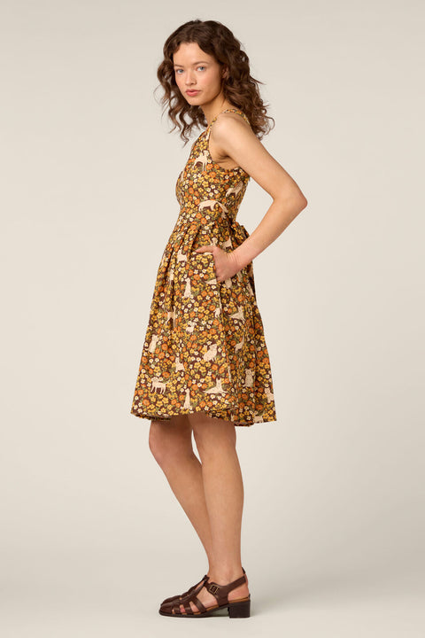 Dogs & Flowers Sun Dress