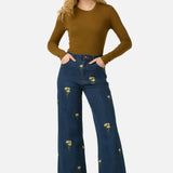 Goldie Embroidered Jean
