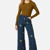 Goldie Embroidered Jean