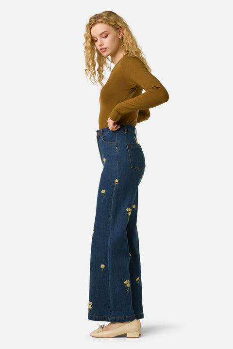 Goldie Embroidered Jean