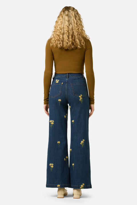 Goldie Embroidered Jean