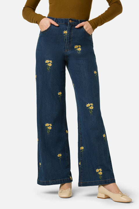 Goldie Embroidered Jean