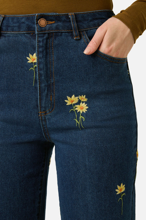 Goldie Embroidered Jean