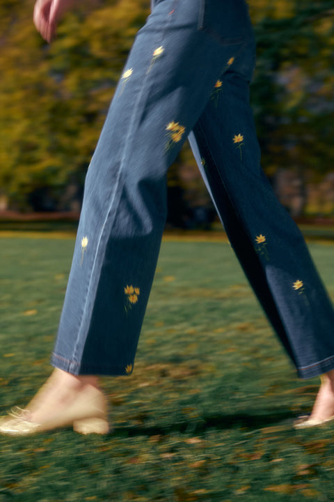 Goldie Embroidered Jean