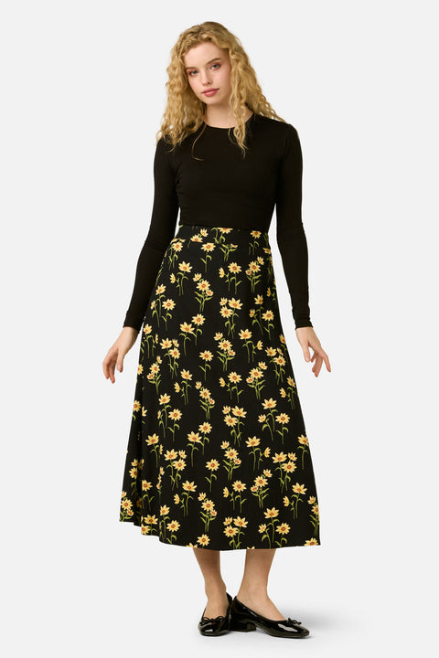 Goldie Daisy Midi Skirt