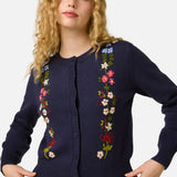 Native Flora Embroidered Cardigan