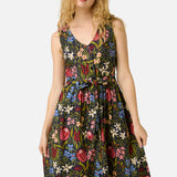 Mira Native Flora Midi Dress