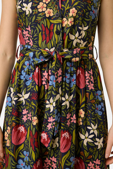 Mira Native Flora Midi Dress
