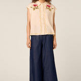 Waratah Embroidered Blouse