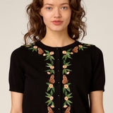 Butterfly Embroidered Cardigan
