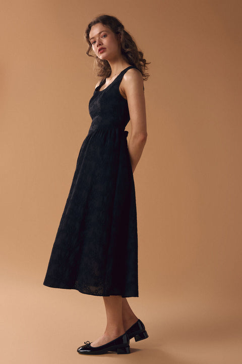 Bethany Broderie Midi Dress