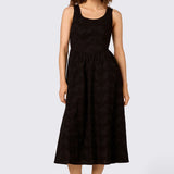 Bethany Broderie Midi Dress