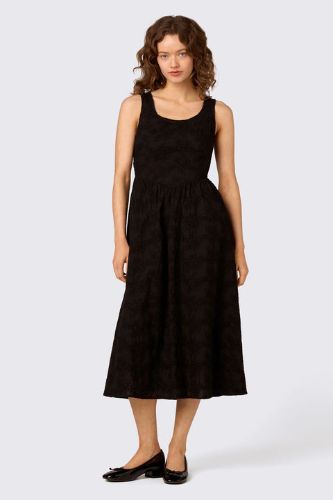 Bethany Broderie Midi Dress