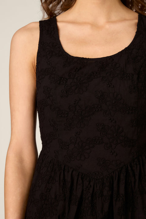 Bethany Broderie Midi Dress