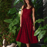 Bethany Broderie Midi Dress