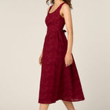 Bethany Broderie Midi Dress