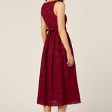 Bethany Broderie Midi Dress